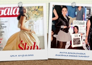 Anita Sokołowska w sukience Diament w Gali