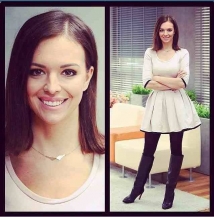 Ania Wendzikowska w studiu Dzień Dobry TVN