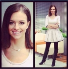 Ania Wendzikowska w studiu Dzień Dobry TVN